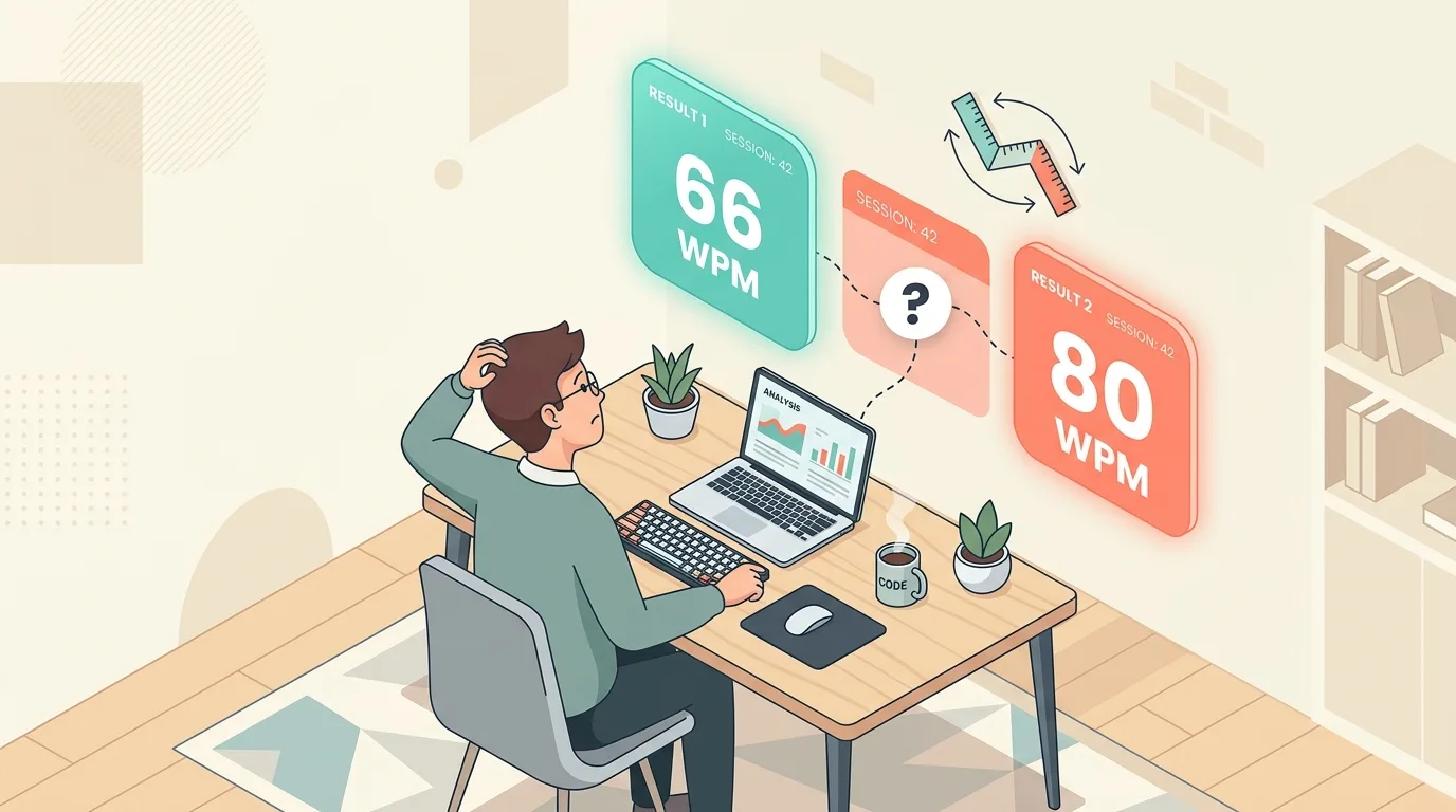 Why Your Typing Test Score Changes Every Time You Take One